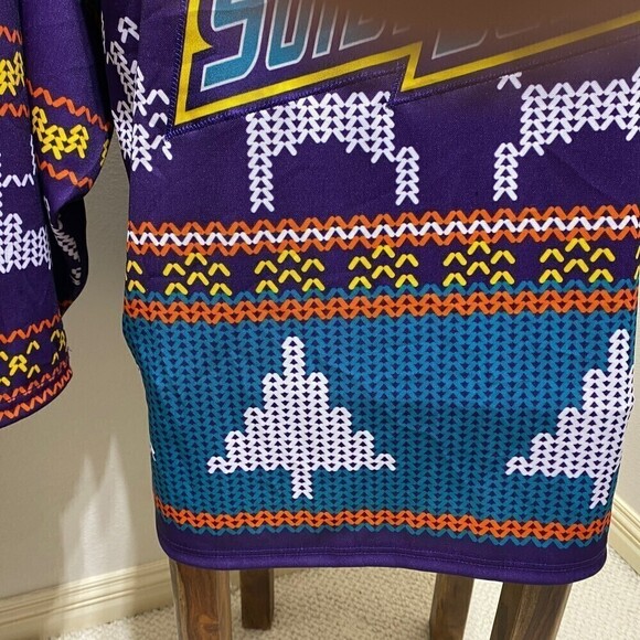 Sean Bonar - 2014-15 Orlando Solar Bears - Christmas Jersey - Back-Up Only XXL - Picture 3 of 12